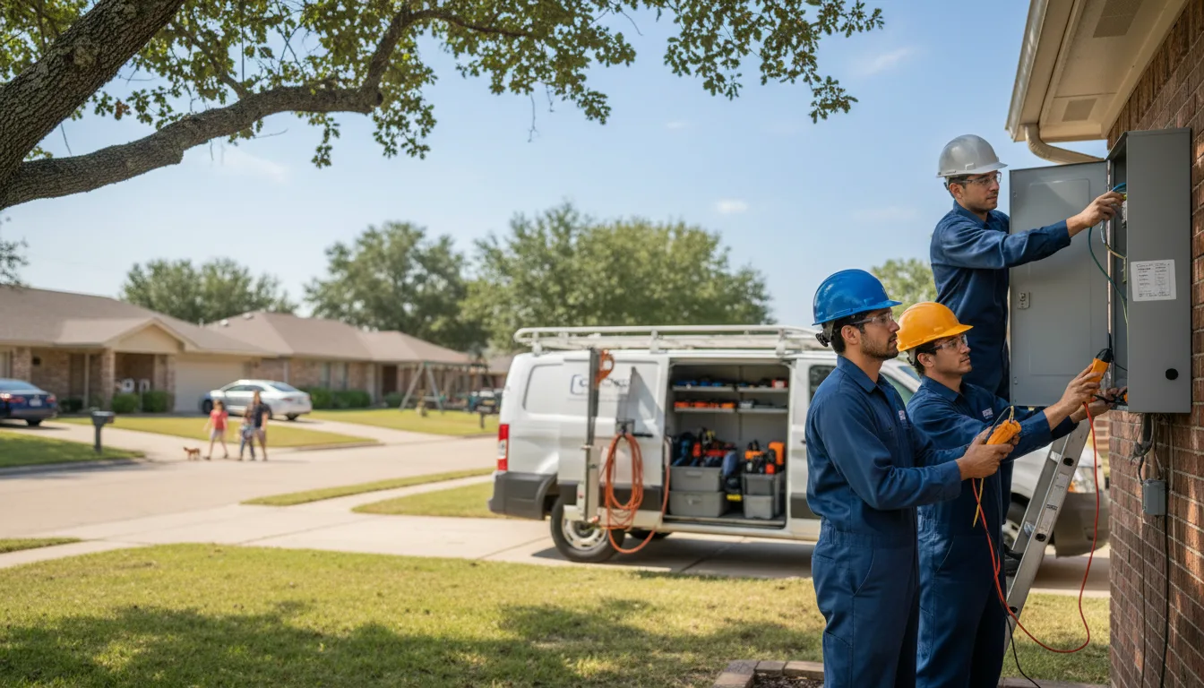 Certified electrician providing emergency electrical services in Gracey, KY